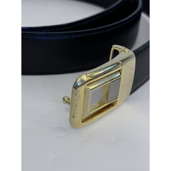 Vintage Men’s Gold Tone Removable Belt Buckle Made In Italy - Picture 2 of 9